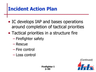 Fire Iap Example Chapter 02: Firefighter Safety and Health | PPT