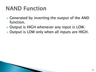 Chapter 02 Logic Functions and Gates | PDF