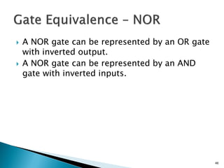 Nor Gate Inverted Input Chapter 02 Logic Functions and Gates | PDF