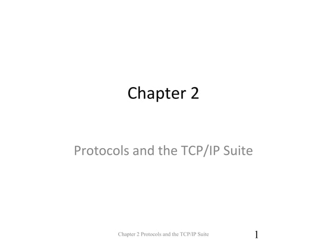 protocol and the TCP/IP suite Chapter 02 | PPT | Computer Networking ...