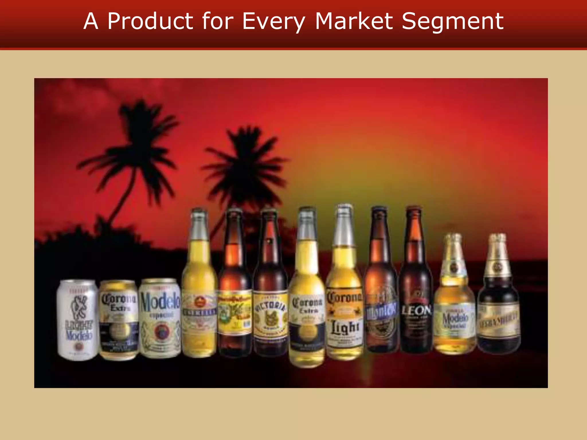 A Product for Every Market Segment
 
