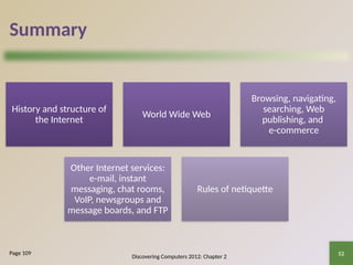 Chapter 02: Fundamentals of the World Wide Web and Internet | PPTX