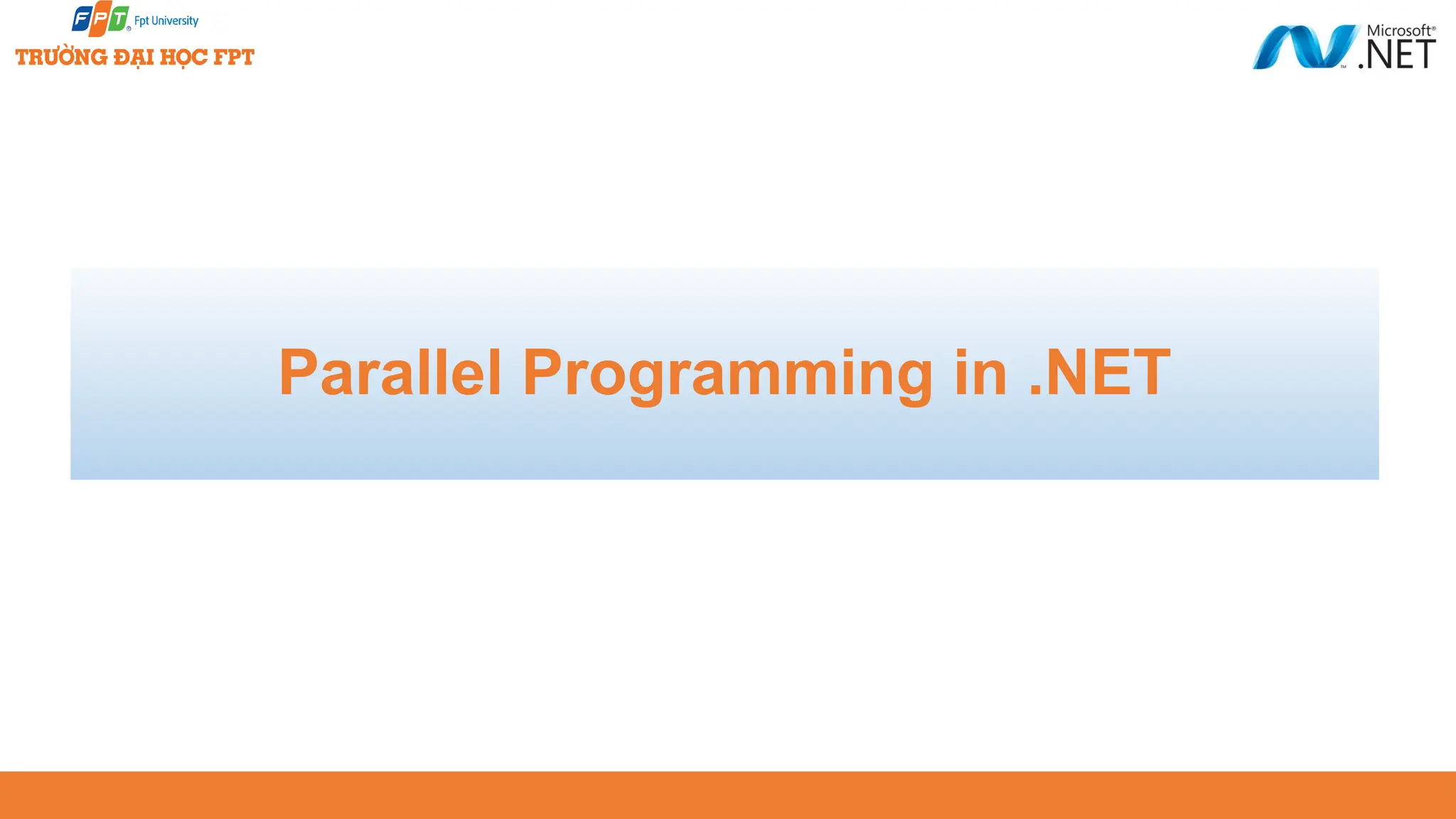 Parallel Programming in .NET 