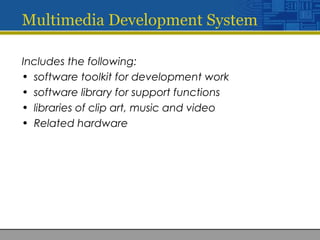 Chapter 02 multimedia systems hardware and software | PPT