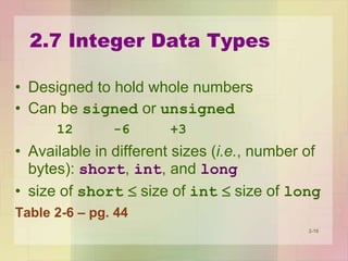 Long Integer Type Chapter02-S11.ppt