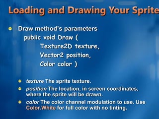 Chapter 02 sprite and texture | PPTX