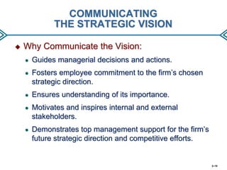 Directorial Vision Example Chapter 02 Charting a Company's Direction-Its Vision, Mission ...