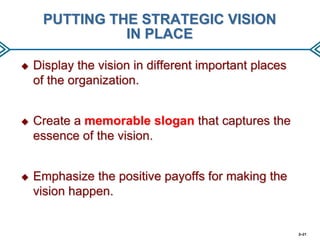 Chapter 02 Charting a Company's Direction-Its Vision, Mission ...