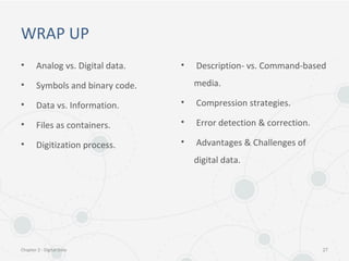 Chapter 2 Digital Data | PPT