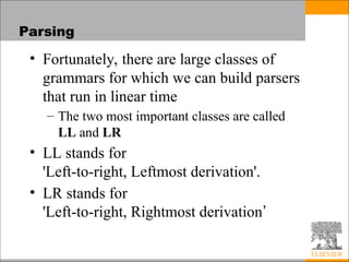 Comprehensive Overview of Programming Language Syntax and Parsing ...