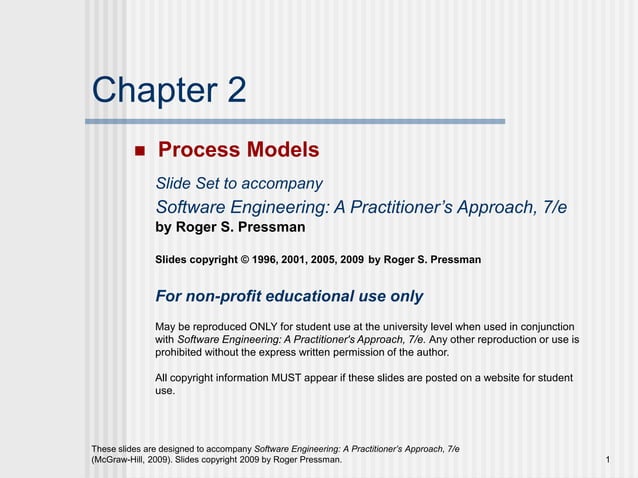 Software Engineering Powerpoint slides for guide | PPT