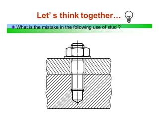 Let’ s think together…
What is the mistake in the following use of stud ?
 