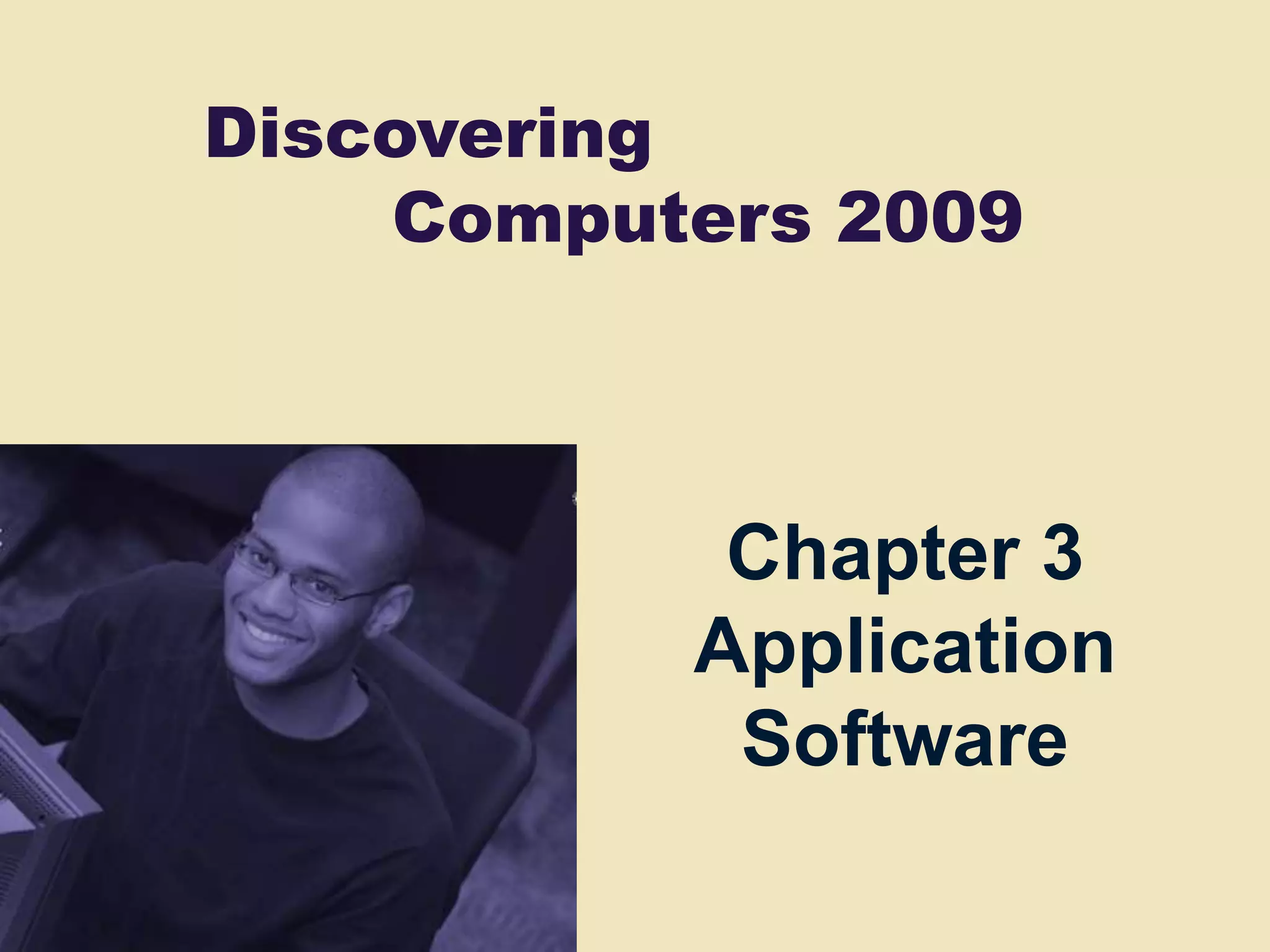 Chapter 3 Application Software