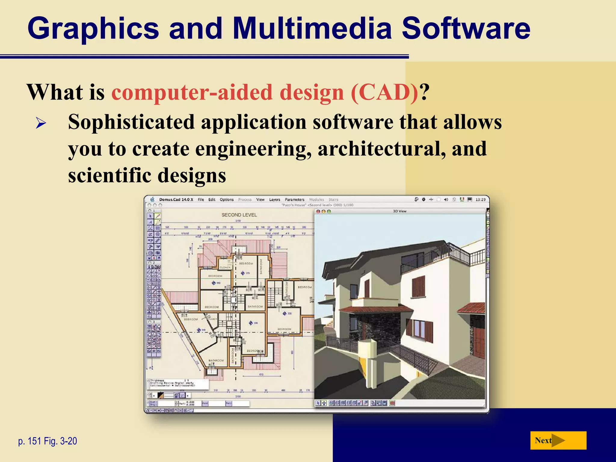 Business SoftwareNextWhat is database software?Allows you to create, access, and manage dataAdd, change, delete, sort, and retrieve datap. 145