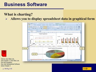Business SoftwareNextWhat is business software?Application software that assists people in becoming more effective and efficientp. 138 Fig. 3-4