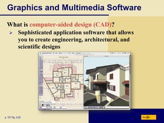 Business SoftwareNextWhat is database software?Allows you to create, access, and manage dataAdd, change, delete, sort, and retrieve datap. 145