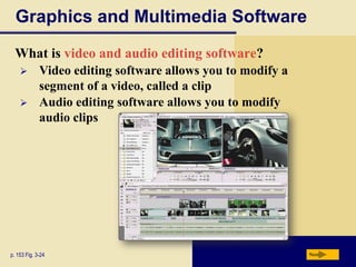 Business SoftwareCan be sent as a report to the printerRun queries to retrieve dataNextHow do you extract information from a database?p. 145