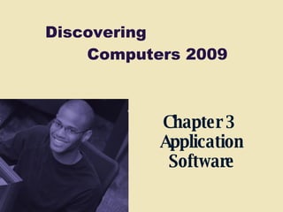Chapter 3  Application Software 