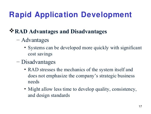 rapid application development ppt Canned software advantages and disadvantages tecletter.