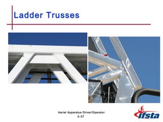 Ladder Trusses
3–37
Aerial Apparatus Driver/Operator
 