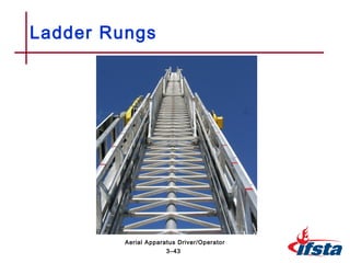 Ladder Rungs
3–43
Aerial Apparatus Driver/Operator
 