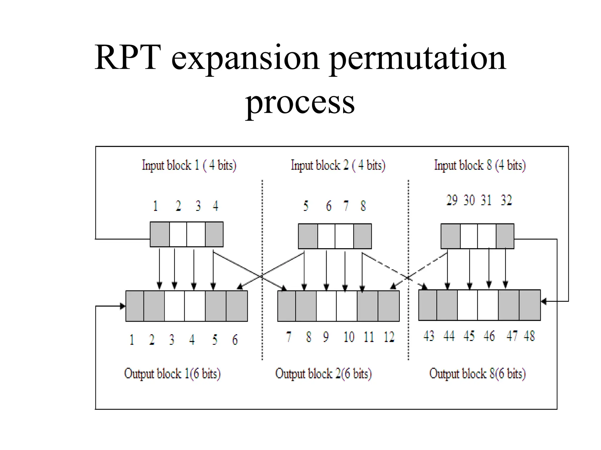 RPT expansion permutation process 