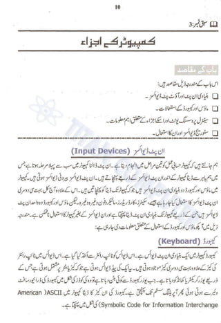 Chapter 03   Basic Computer Components ~ Urdu Guide