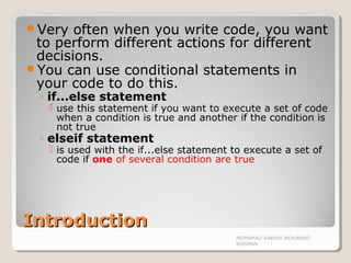 Chapter 03 conditional statements | PPT