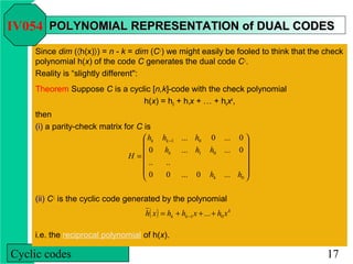 Chapter 03 cyclic codes | PPT