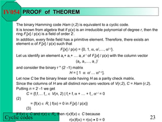 Chapter 03 cyclic codes | PPT