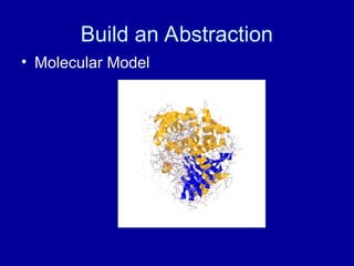 Build an Abstraction
• Molecular Model
 