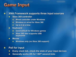 Chapter 03 game input | PPT
