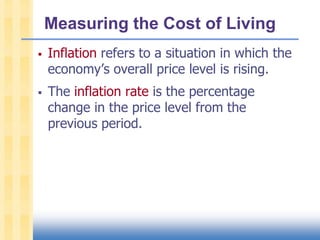 Chapter 03 inflation and the cost of living | PPTX