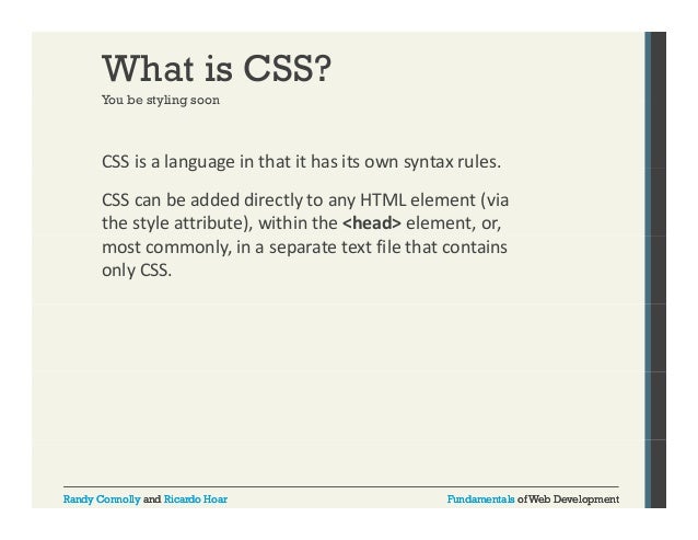 Css introduction