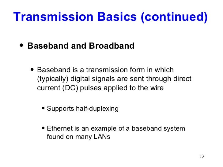 Chapter03 transmission basics and networking media
