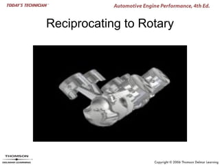 Reciprocating to Rotary
 