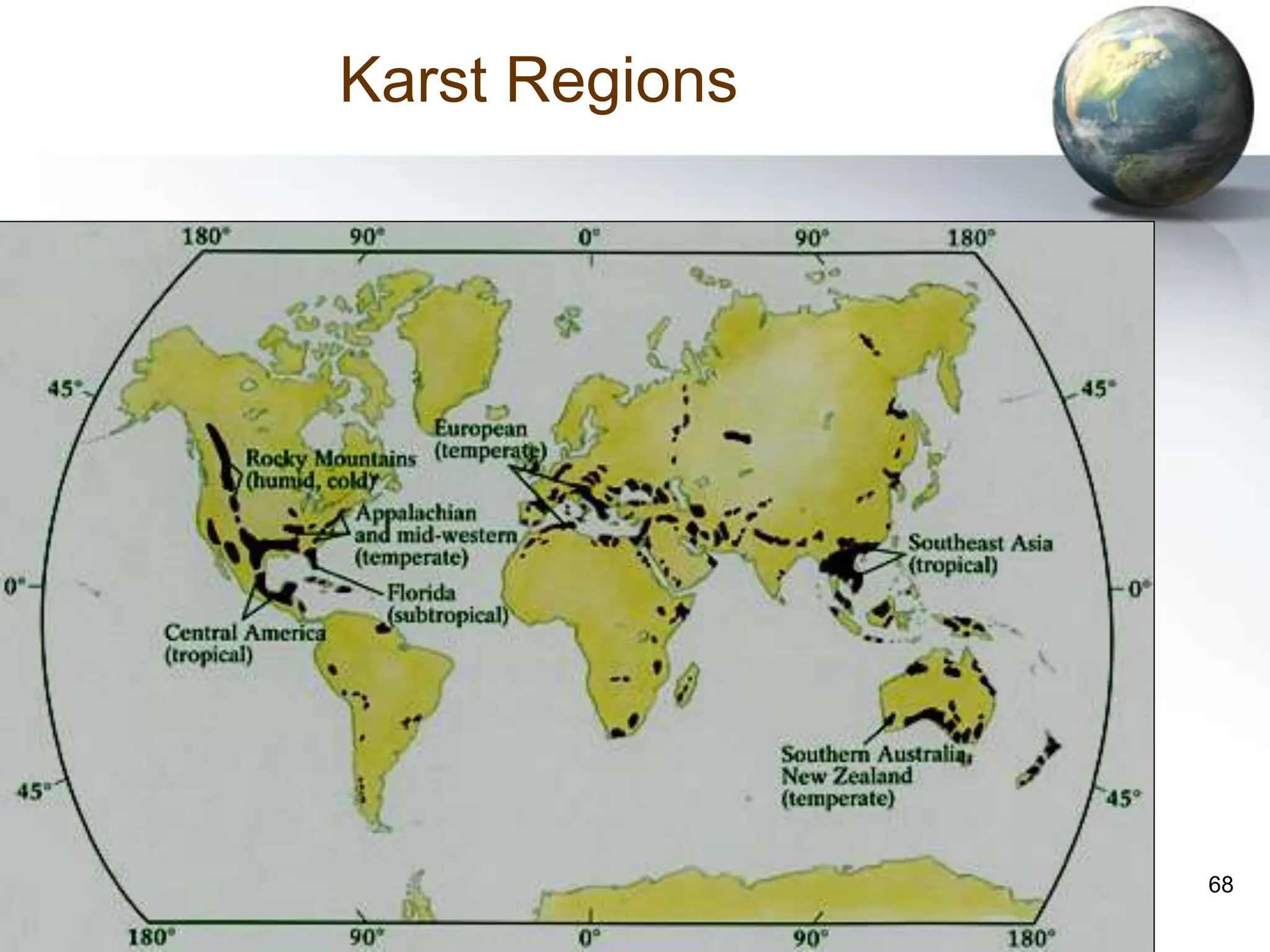 68
Karst Regions
 