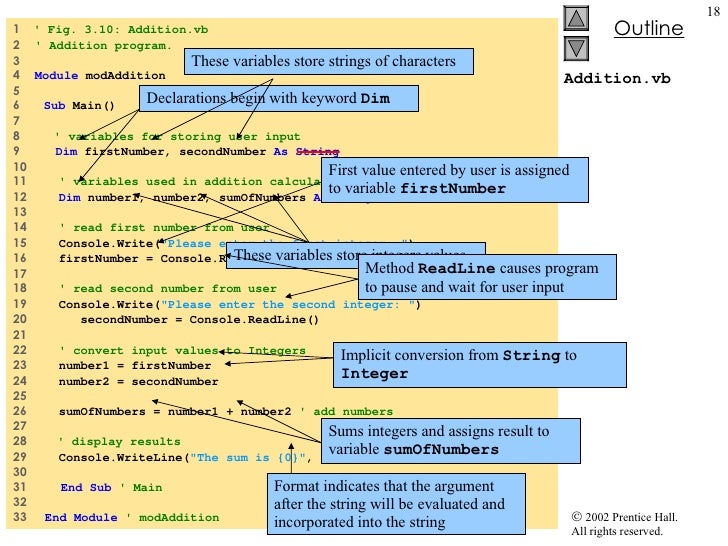 Visual Basic Programming