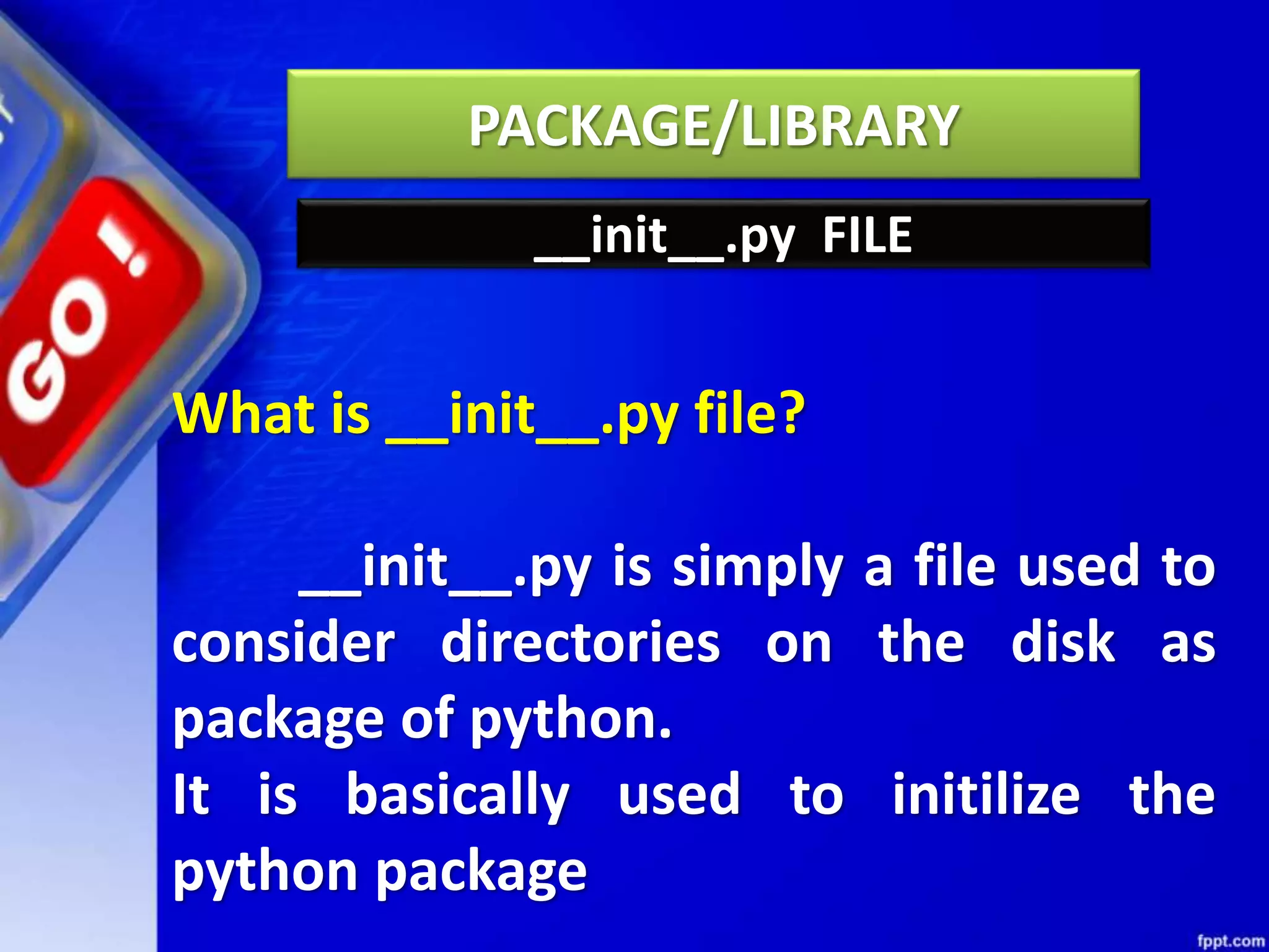 Chapter 03 python libraries | PPTX
