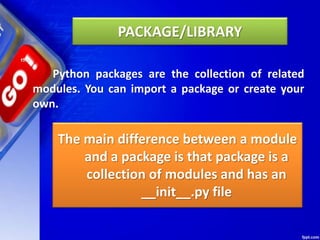Chapter 03 python libraries | PPTX