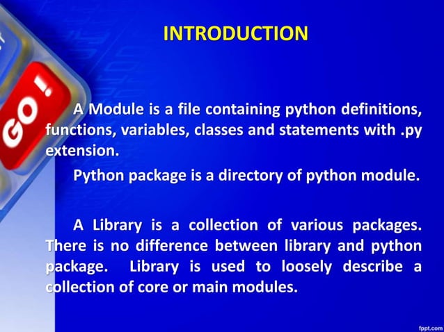 Chapter 03 python libraries | PPTX