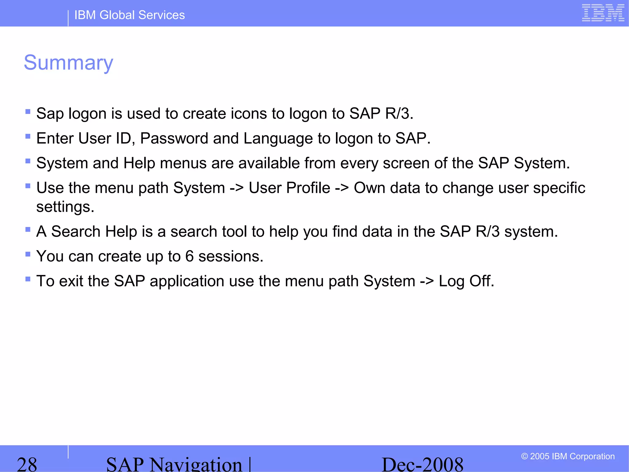Chapter 03 sap navigation | PPT