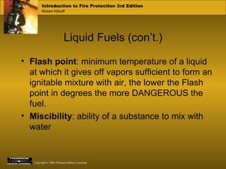 Liquid Fuels (con’t.) ,[object Object],[object Object]
