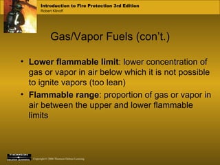 Gas/Vapor Fuels (con’t.) ,[object Object],[object Object]