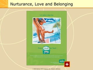 Nurturance, Love and Belonging 
© 2003 McGraw-Hill Companies, Inc., McGraw-Hill/Irwin 
+ 
 