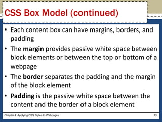 HTML & CSS: Chapter 04 | PPTX