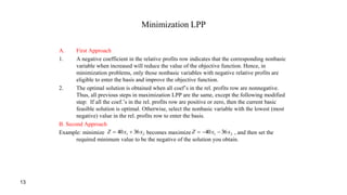 Operations Research - Simplex Method Tableau | PPTX
