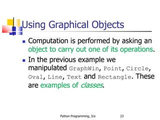 Graphical Object Example Objects and Graphics | PPTX