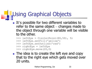 Graphical Object Example Objects and Graphics | PPTX
