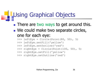 Graphical Object Example Objects and Graphics | PPTX